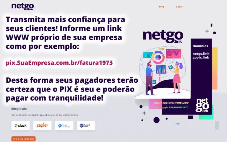 Pagamento via PIX com mais credibilidade! Informe um www domínio próprio para seus clientes pagantes conseguirem lhe pagar via PIX, desta forma estará transmitindo maior credibilidade nos links de pagamento!